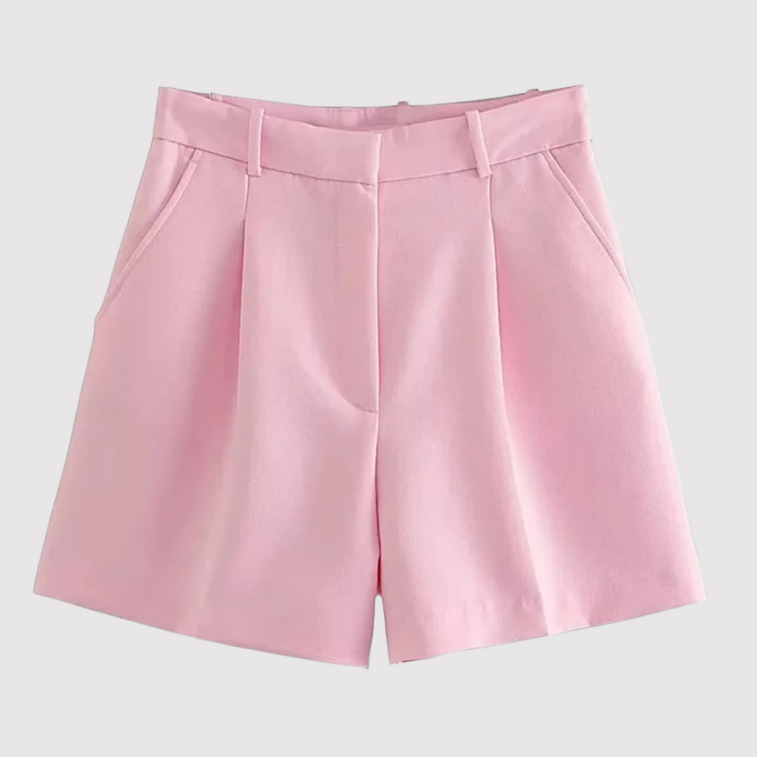 Variant image for Dames Hoge Taille Korte Broek Stijlvol en Comfortabel - Lisa-1