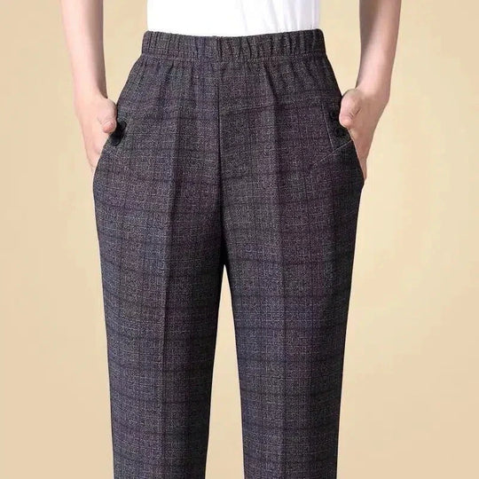 Ella - Hoge Taille Broek met Comfortabele Stretch voor Vrouwen