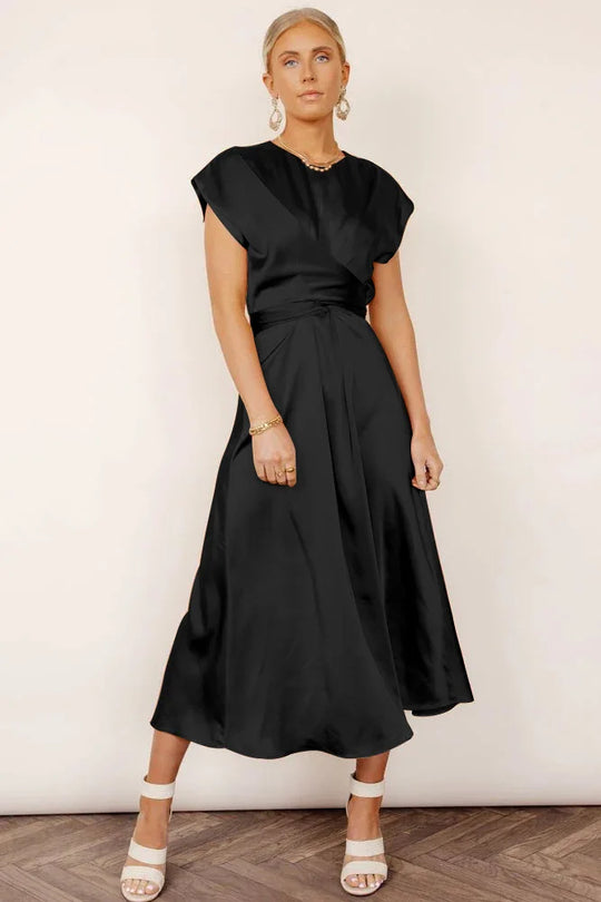 Variant image for Dames Feestjurk Elegante Satijnzijde Voor Bruiloft - Evangeline-13