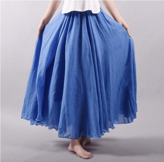 Variant image for Dames Maxi Rok Elegante Boheemse Stijl Ademend Design - Magna-4