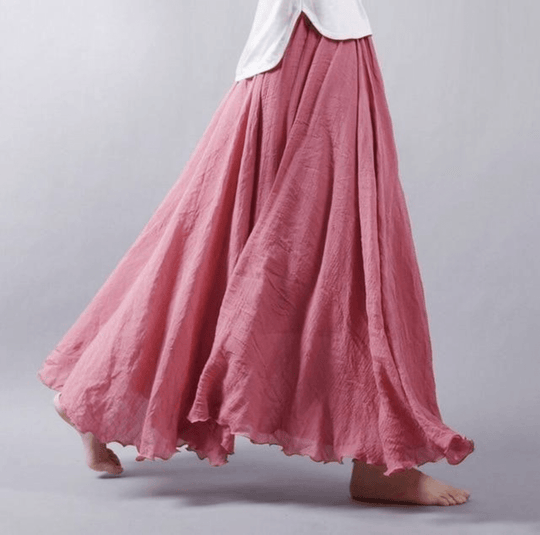Variant image for Dames Maxi Rok Elegante Boheemse Stijl Ademend Design - Magna-10