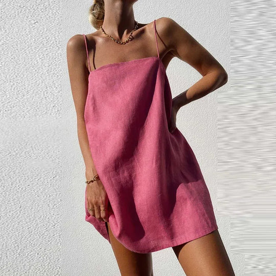Dames Mouwloze Mini-Jurk Met Pailletten Ontwerp - Feestelijke Kleding Dames-5