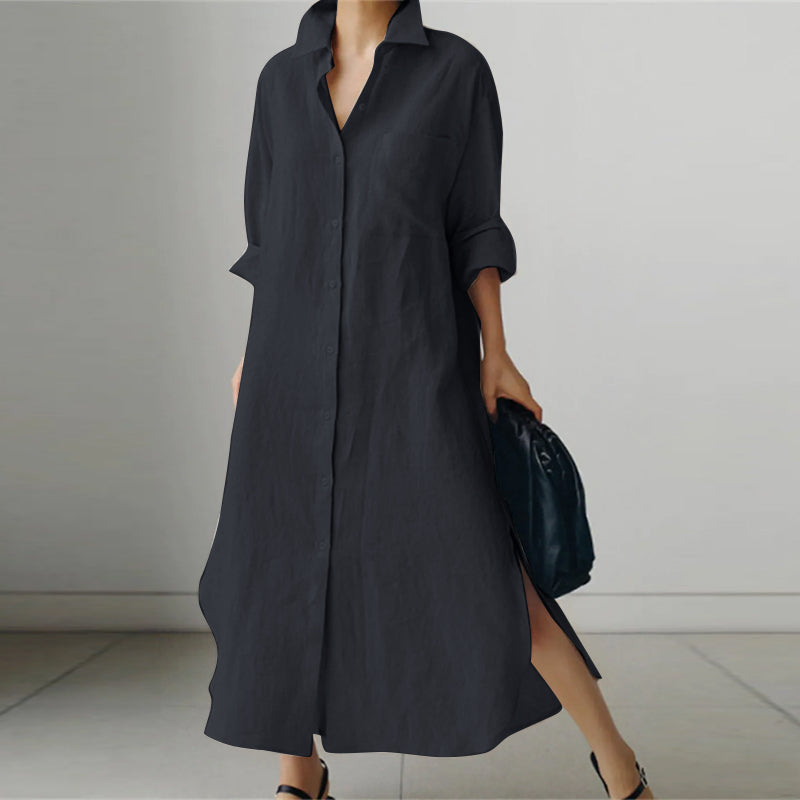 Dames Overhemdjurk Elegante Blouse Stijl - Kore-3