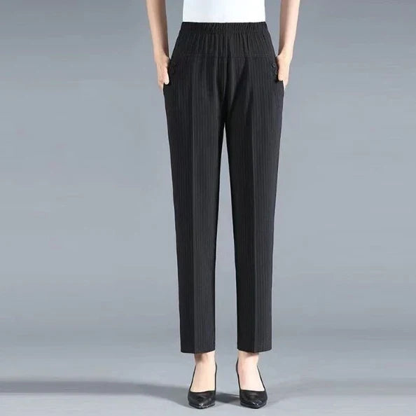 Ella - Hoge Taille Broek met Comfortabele Stretch voor Vrouwen