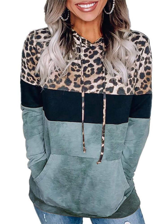 Selah - Hoodie met lange mouwen en blokkleurendessin