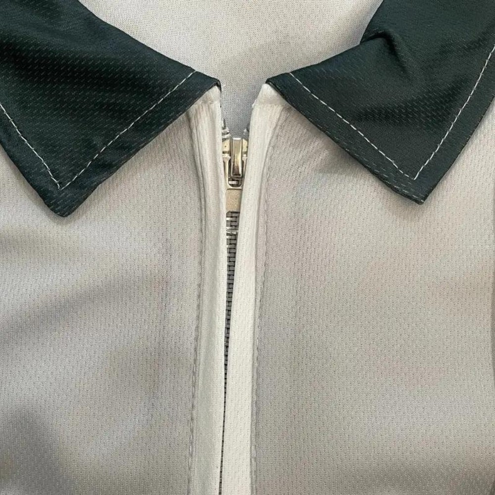 Bastiaan - Modern poloshirt met halve rits