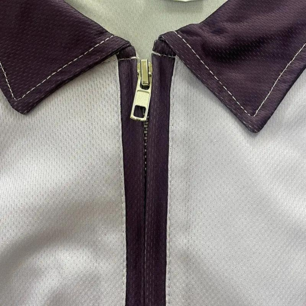 Bastiaan - Modern poloshirt met halve rits