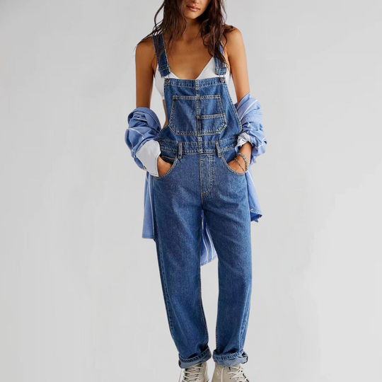 Seraphina - Trendy denim jumpsuit voor dames