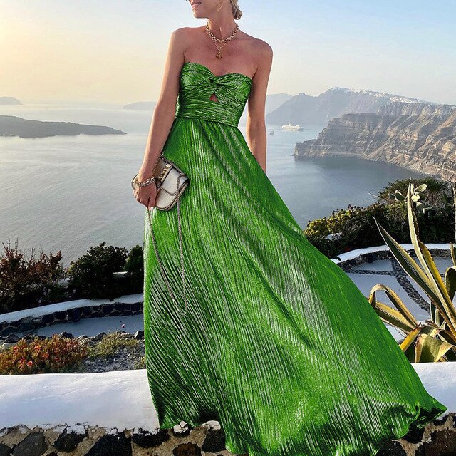Variant image for Dames Maxi Jurk Elegant Flatterend Ontwerp voor Zomer - Jassy-21