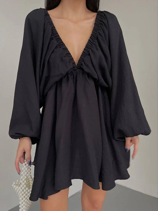 Dames Lange Jurk Bohemian V-Hals Zomer Kleding - Sadie-6
