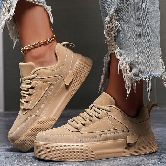 Sneakers Dames | Skateschoenen Dames | Lichtgewicht & Hoogteverhogend voor Zeker Lopen