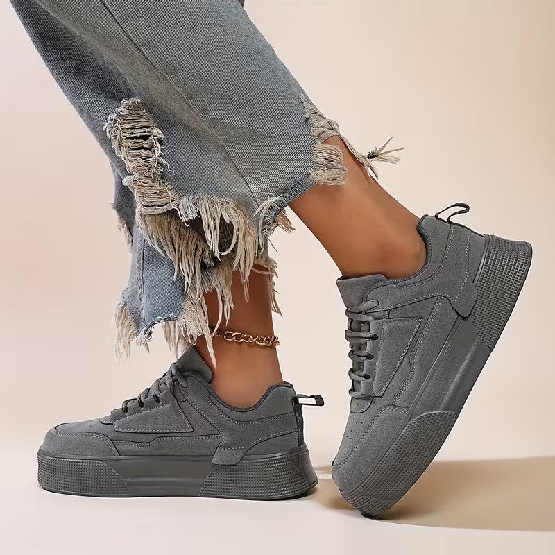 Sneakers Dames | Skateschoenen Dames | Lichtgewicht & Hoogteverhogend voor Zeker Lopen