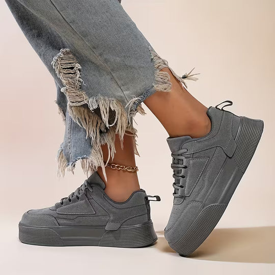 Sneakers Dames | Skateschoenen Dames | Lichtgewicht & Hoogteverhogend voor Zeker Lopen