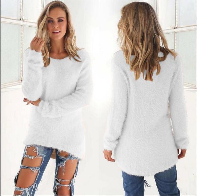 Georgia - Chique look Casual trui met O halslijn