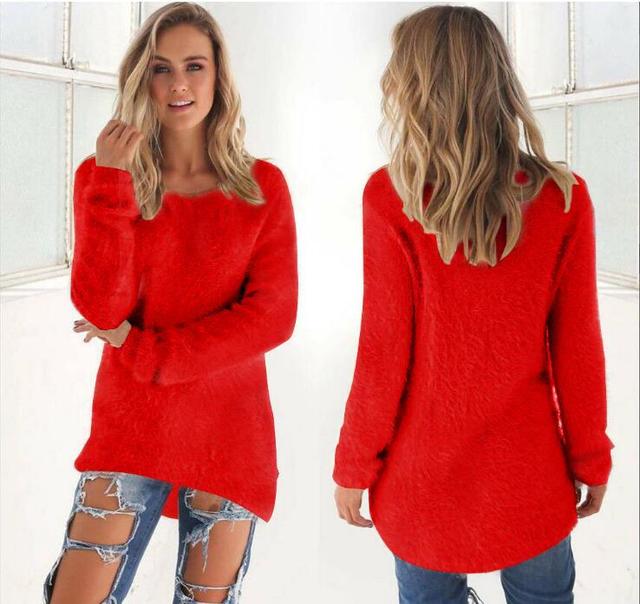 Georgia - Chique look Casual trui met O halslijn