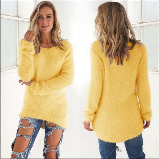 Georgia - Chique look Casual trui met O halslijn