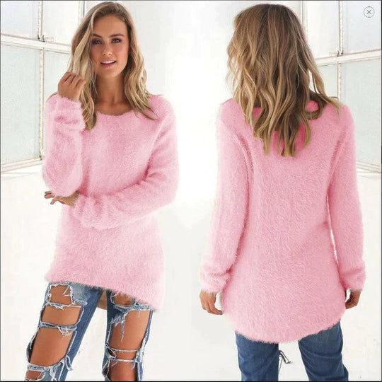 Georgia - Chique look Casual trui met O halslijn