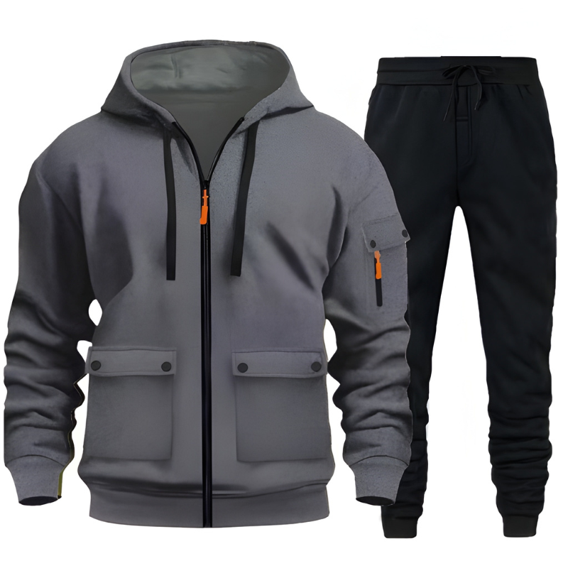 Trainingspak Heren | Joggingpak Heren | Functionele Zakdetails & Warm Draagcomfort