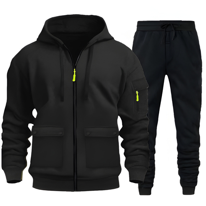 Trainingspak Heren | Joggingpak Heren | Functionele Zakdetails & Warm Draagcomfort