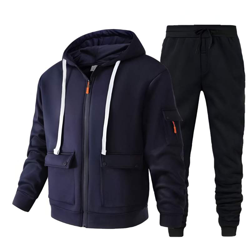 Trainingspak Heren | Joggingpak Heren | Functionele Zakdetails & Warm Draagcomfort