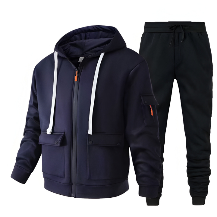 Trainingspak Heren | Joggingpak Heren | Functionele Zakdetails & Warm Draagcomfort