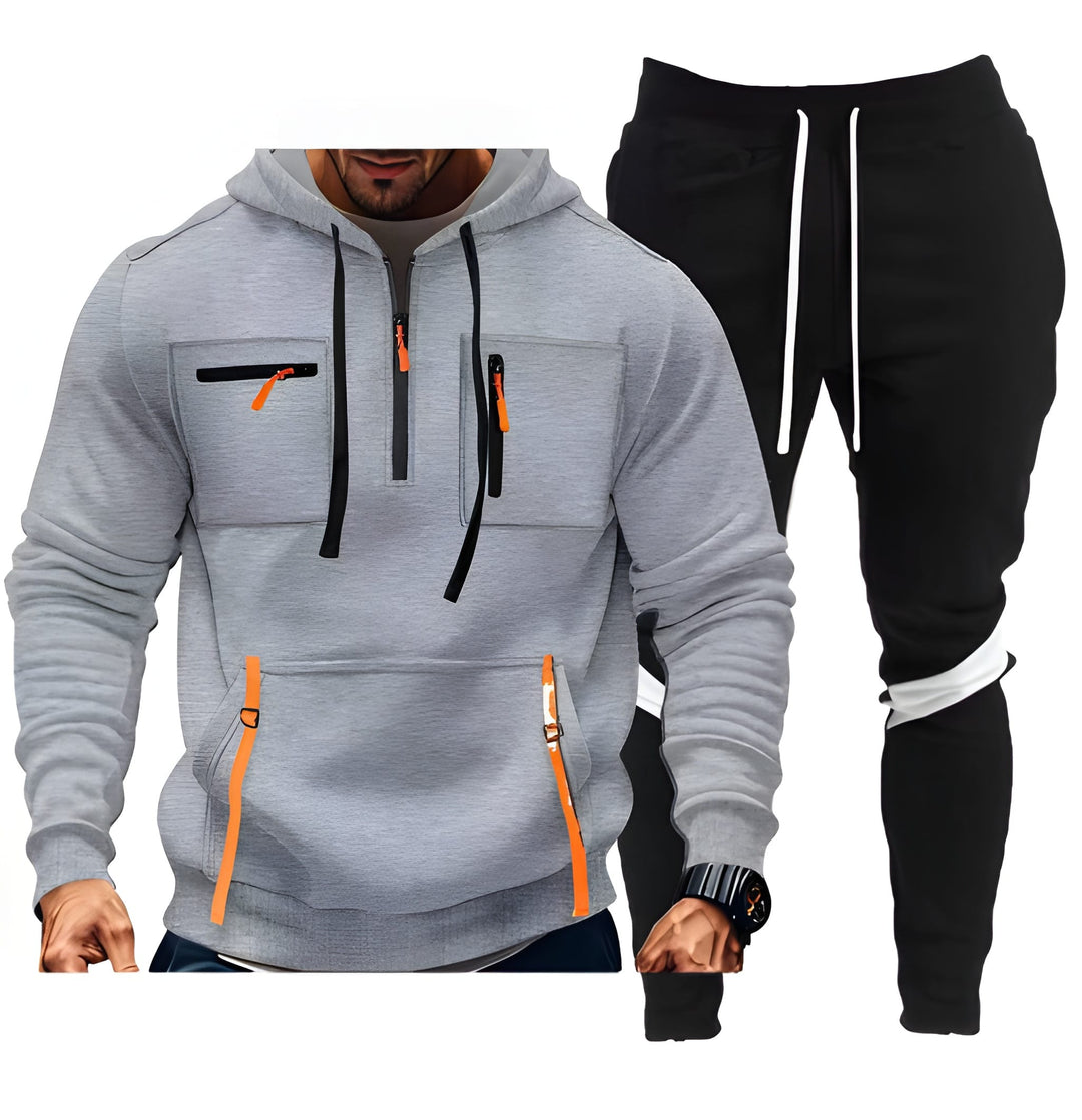 Trainingspak Heren | Joggingpak Heren | Warmtebehoud & Ritszakken