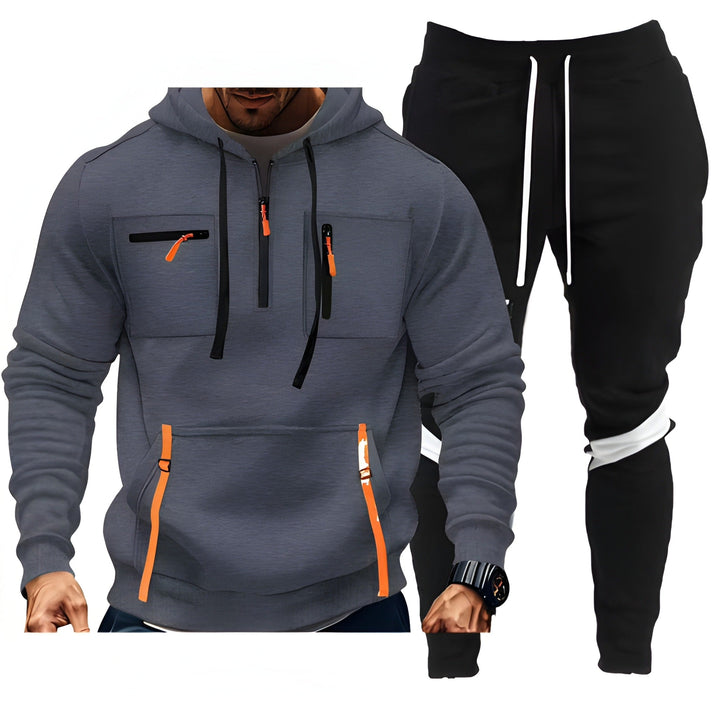 Trainingspak Heren | Joggingpak Heren | Warmtebehoud & Ritszakken