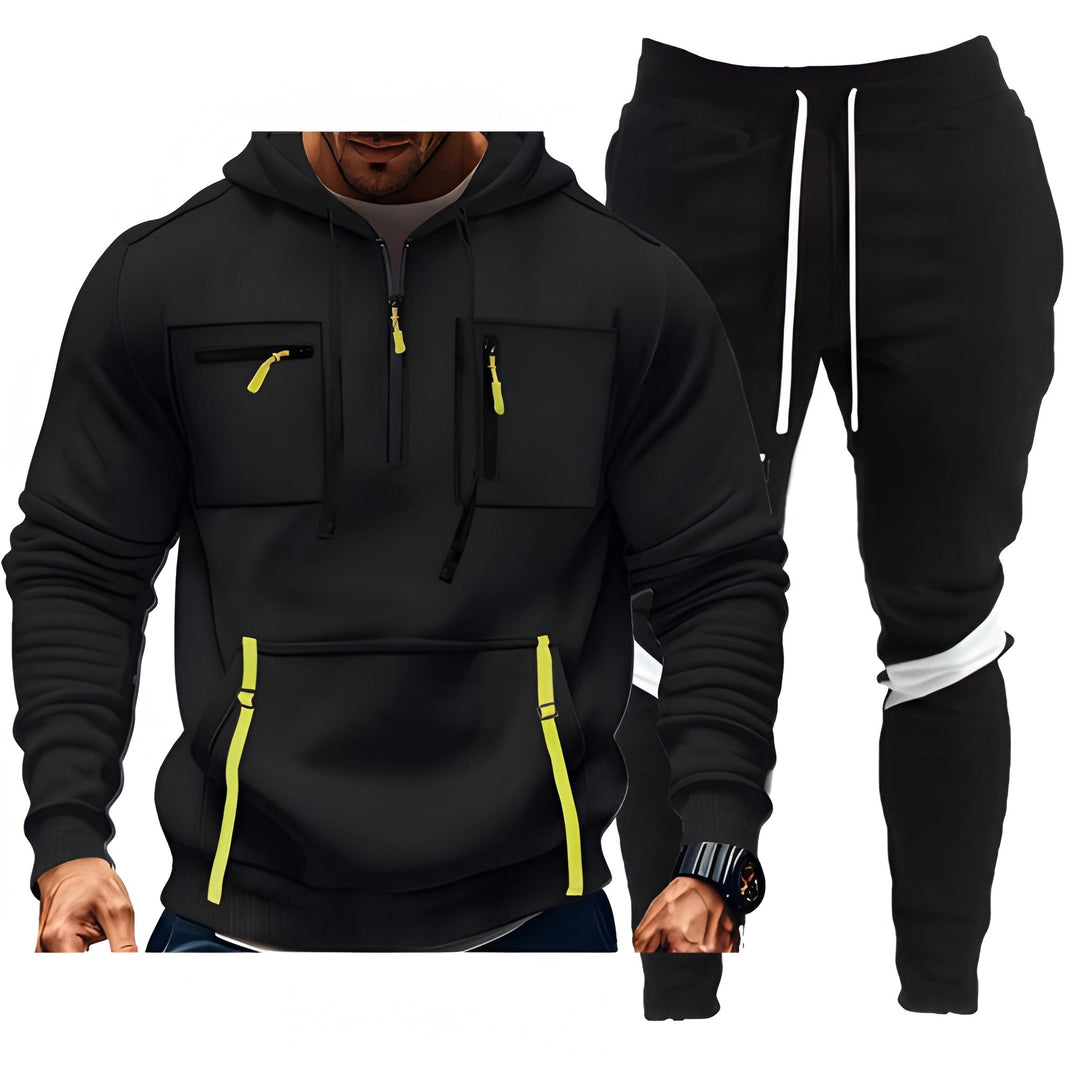 Trainingspak Heren | Joggingpak Heren | Warmtebehoud & Ritszakken