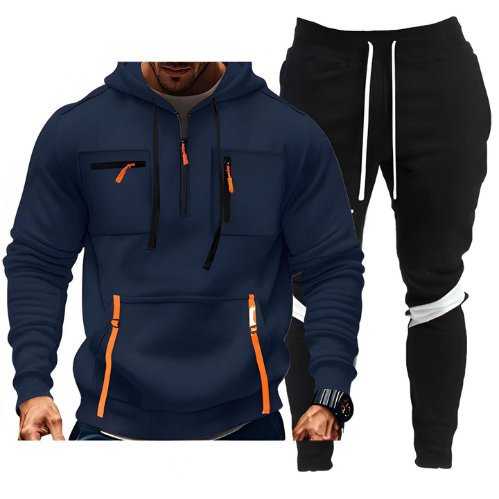 Trainingspak Heren | Joggingpak Heren | Warmtebehoud & Ritszakken