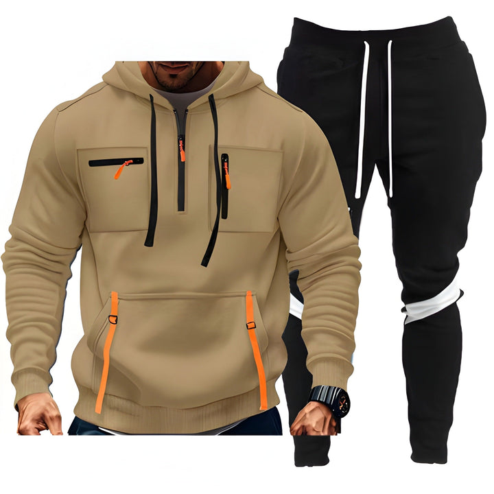 Trainingspak Heren | Joggingpak Heren | Warmtebehoud & Ritszakken