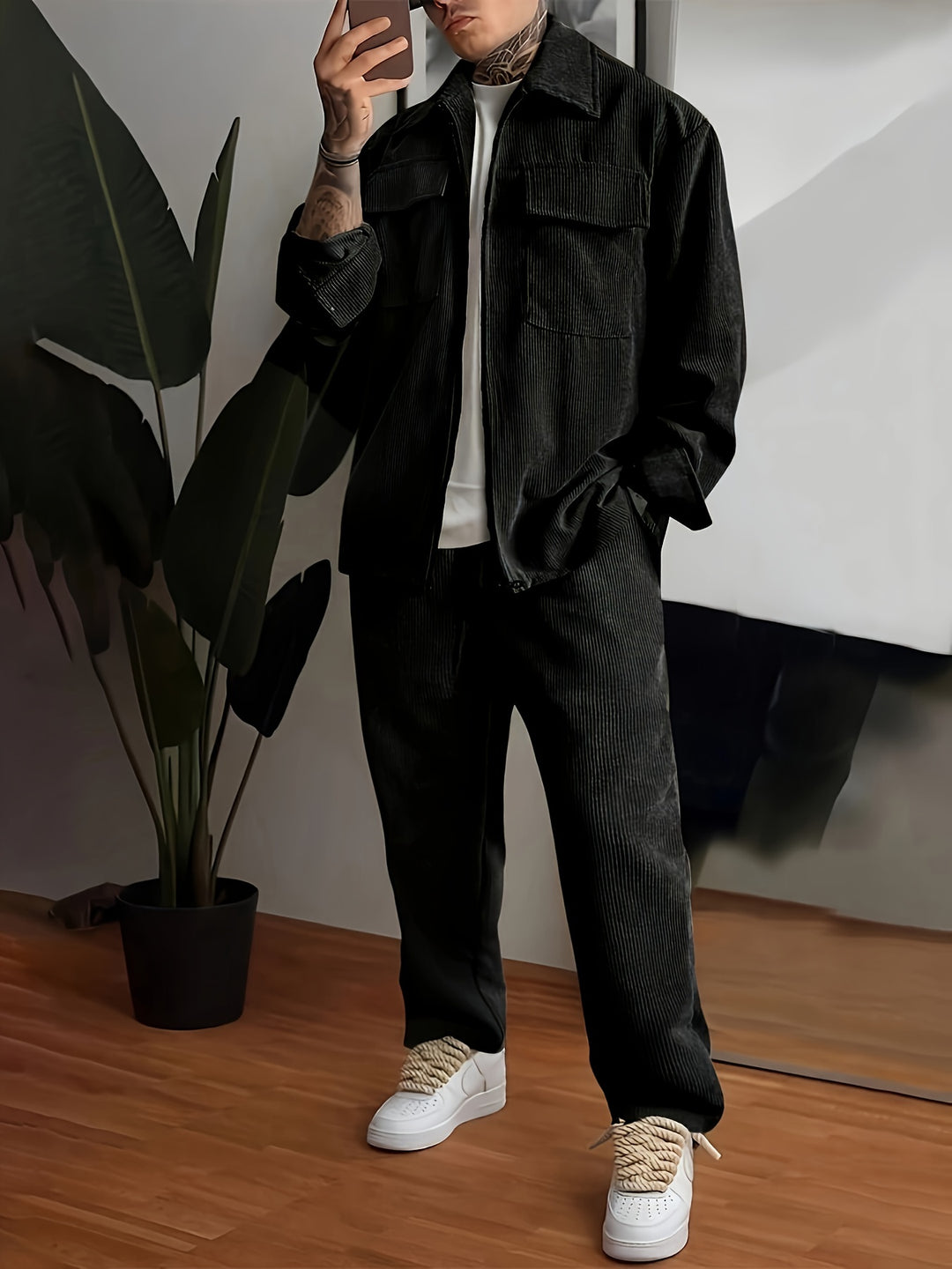 Trainingspak Heren | Ritssluiting & Ruime Zakken