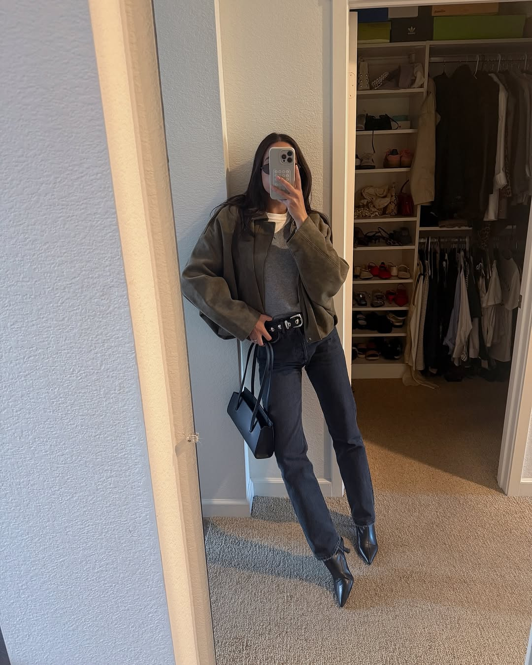 Tussenjas Dames | Oversized suede leren jas | Comfort & Bewegingsvrijheid