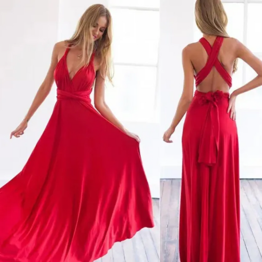Variant image for Dames Maxi Wikkeljurk Flatterend Ontwerp Ademend - Fiete-43