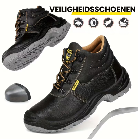 Veiligheidsschoenen Heren | Anti-prik & Antislip Grip