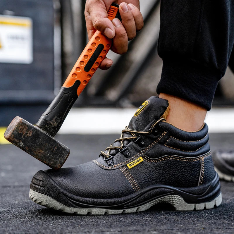 Veiligheidsschoenen Heren | Anti-prik & Antislip Grip