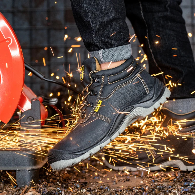 Veiligheidsschoenen Heren | Werkschoenen | Anti-prik & Antislip Grip