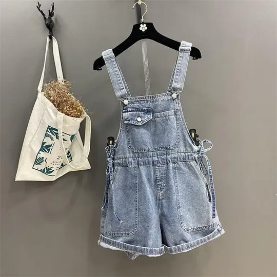 Variant image for Dames Spijker Jumpsuit Casual Vintage Design Met Verstelbare Pasvorm - Lisa-9