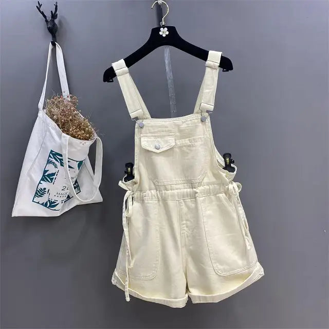 Variant image for Dames Spijker Jumpsuit Casual Vintage Design Met Verstelbare Pasvorm - Lisa-1
