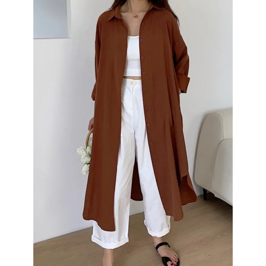 Variant image for Dames Blouse Jurk Halflang Stijlvol en Comfortabel - Emma-6