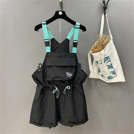 Variant image for Dames Jumpsuit Mouwloos Met Vierkante Kraag En Wijde Pijpen - Luna-1