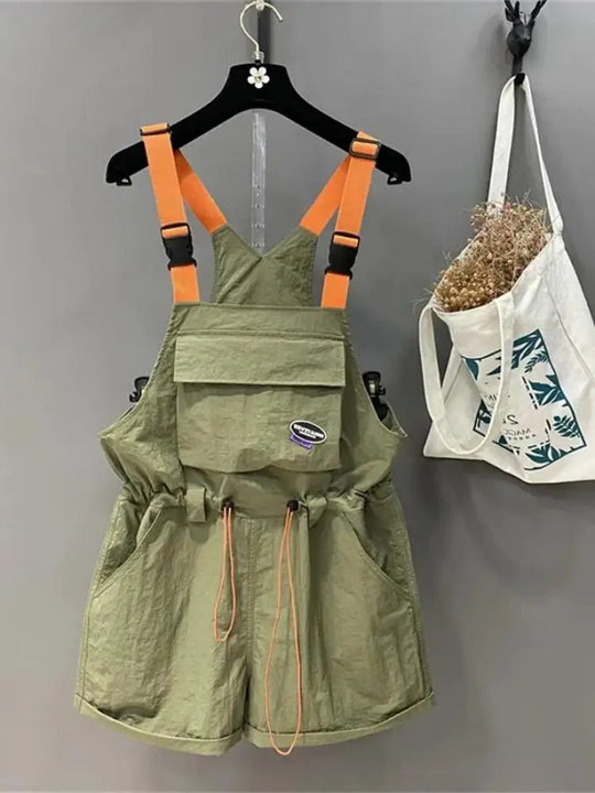 Dames Jumpsuit Mouwloos Met Vierkante Kraag En Wijde Pijpen - Luna-3