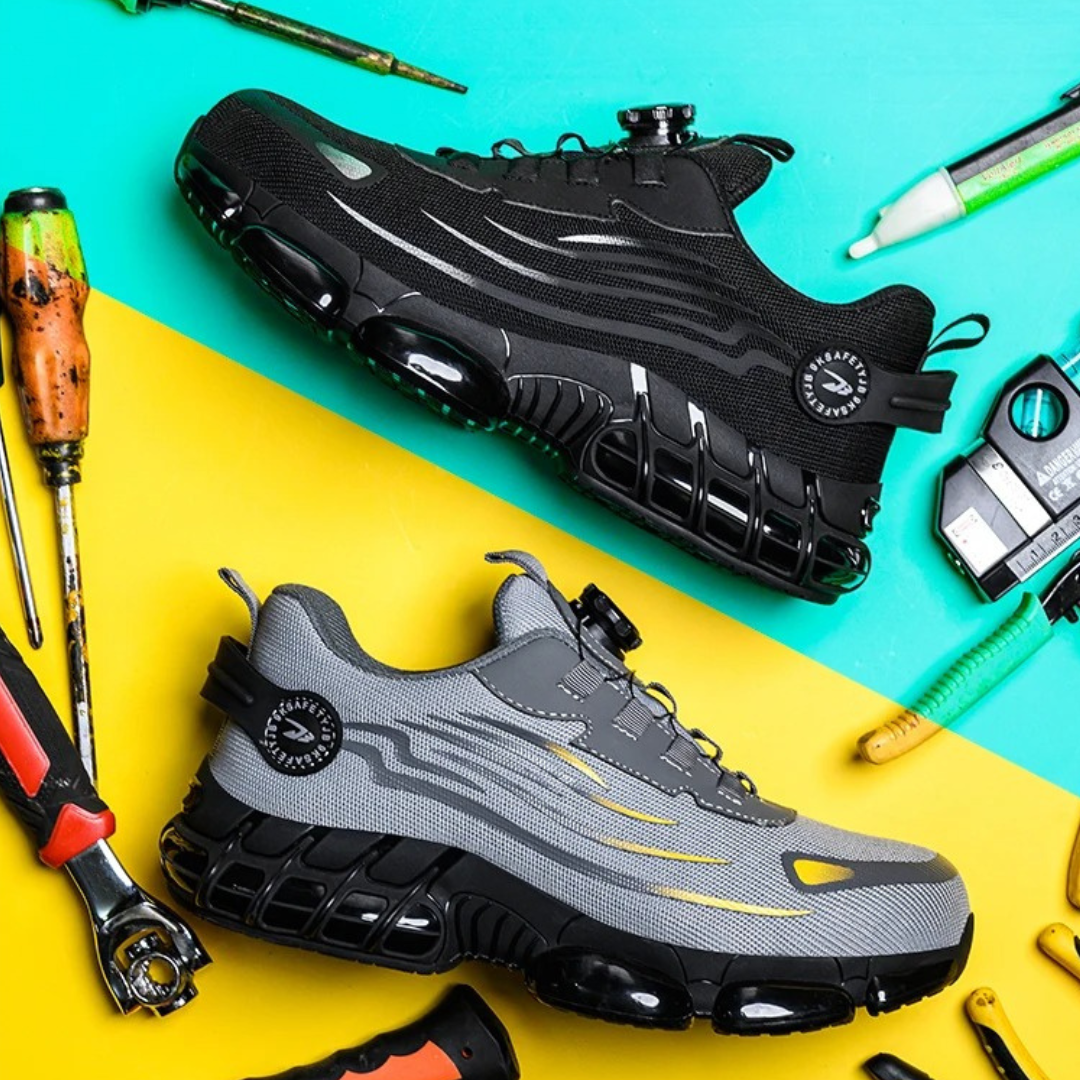 Werkschoenen Heren | Veiligheidsschoenen | Antislip grip & snelle draaisluiting