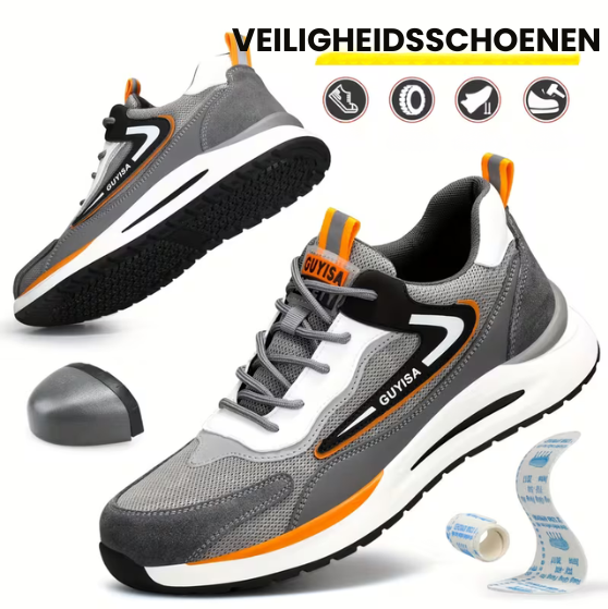Werkschoenen Heren | Veiligheidsschoenen | Impact- & Prikbestendige Bescherming
