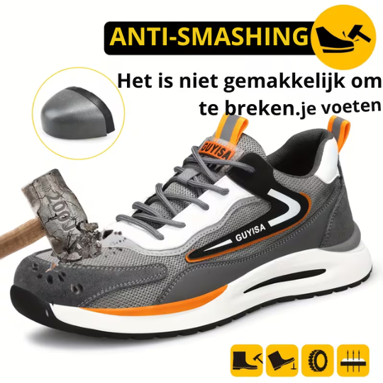 Werkschoenen Heren | Veiligheidsschoenen | Impact- & Prikbestendige Bescherming