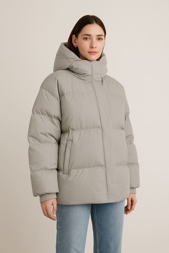 Winterjas dames | Pufferjas dames | Hoge hals & vaste capuchon voor extra afscherming