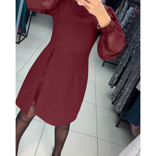 Dames A-Lijn Lange Jurk Elegante Pasvorm - Vivian-6