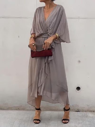 Dames Maxi Jurk Tijdloos Ontwerp Elegante Pasvorm - Laura-4