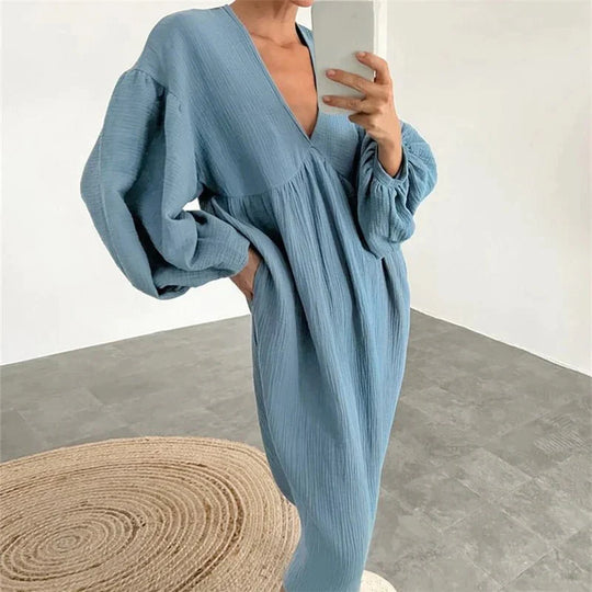 Variant image for Dames Lange Jurk Elegante Stijl Voor Feestelijke Gelegenheden - Aurora-1