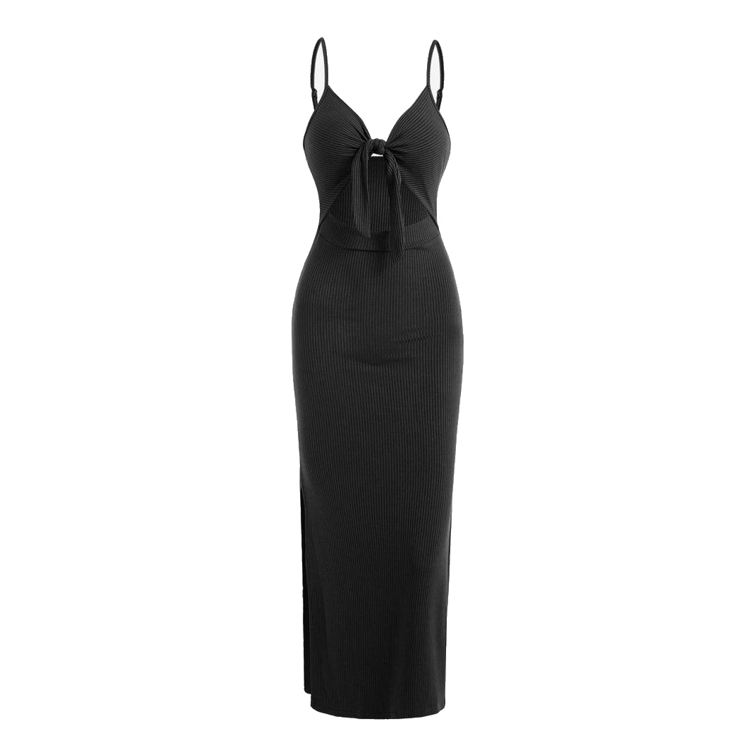 Variant image for Dames Zomerjurk Elegante Strik en Uitsnede - Alyssa-4