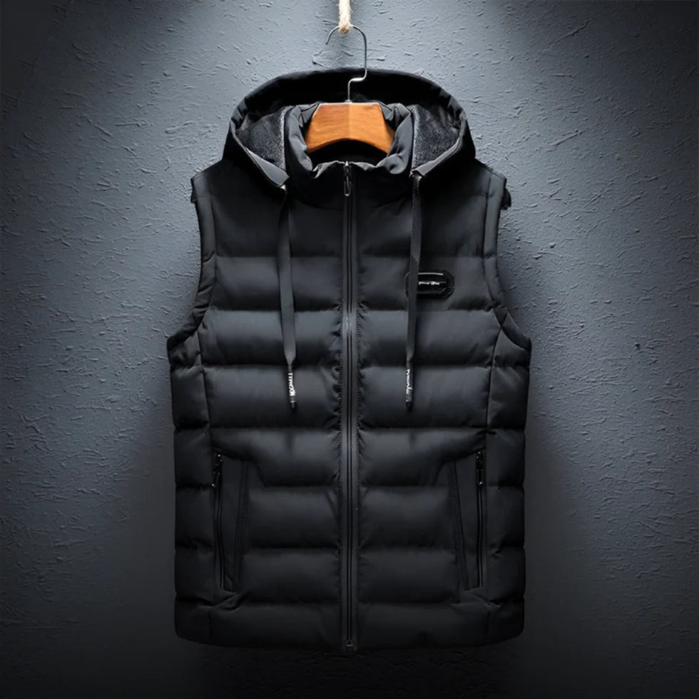 Heren Bodywarmer | Winddicht & Warm met Capuchon
